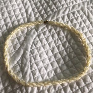 Ivory Mother of Pearl Twist Necklace